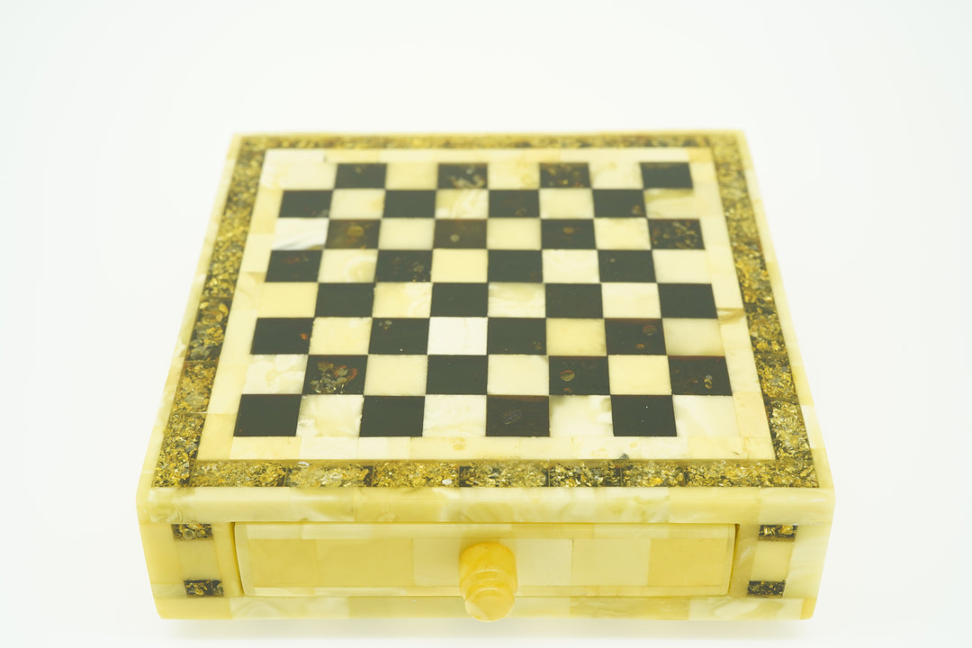 Amber Chess Set