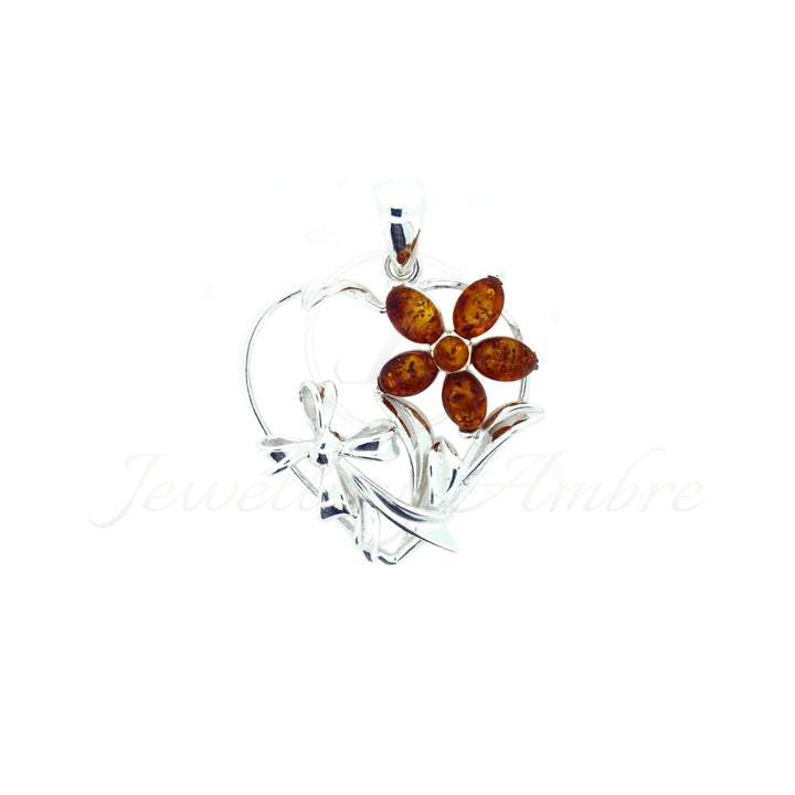 Beautiful Amber Pendant Colorful/Brown